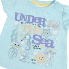 Tricou fetite - Under the sea (Marime Disponibila: 6-9 luni (Marimea 19