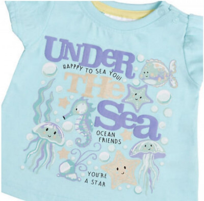Tricou fetite - Under the sea (Marime Disponibila: 6-9 luni (Marimea 19 foto