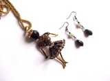 set colier si cercei cu cristale si perle sticla 35744
