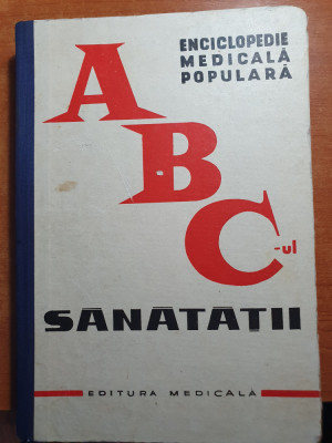 editura medicala - ABC - ul sanatatii - din anul 1964 foto