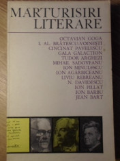 MARTURISIRI LITERARE (O. GOGA, GALACTION, BRATESCU-VOINESTI, ARGHEZI, ETC.) - OR foto