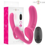 Intense Remote Control-Amy Dublu Vibrator 20 cm Roz