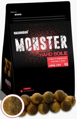 Haldorado - Boilies-uri Monster Hard Boilie 24+, 700g, 24mm - Acid N-Butyric + Rac de mare foto