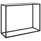 Masa consola, transparent, 100x35x75 cm, sticla securizata