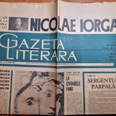 gazeta literara 25 noiembrie 1965 - 25 de ani de la moartea lui nicolae iorga