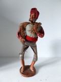 Figurina lut barbat pescar stanta Jouglas Depose, 31cm, handmade