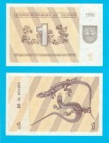 Lituania (p#32) 1 Talonas 1991 UNC &#039;Șop&acirc;rle&#039; serie: BE 474585
