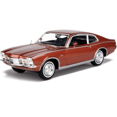 Macheta auto Mercury Comet din 1971, Maro Intens metalizat, Scara 1:24 Motormax foto