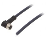 Cablu de conectare M8 3 pini unghi 3m 60VAC 4A IP69K