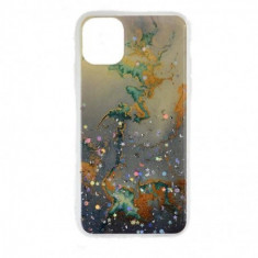 Husa Marble Impact pentru Huawei Y7 2019, TPU+Acryl, Model Splash foto