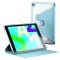 Husa pentru Apple iPad 10.2 (2021) / 10.2 (2020) / 10.2 (2019), Techsuit, Crystal Vision, Bleu