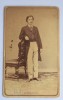CDV Atelier Romania Carl Handl 1860-1870 barbat Hotineanu