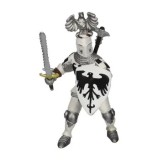 Cumpara ieftin Figurina Cavaler cu pene, alb