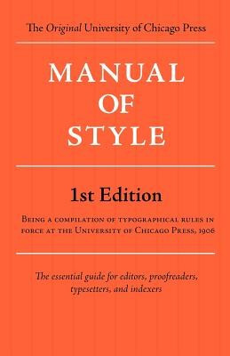 Manual of Style (Chicago 1st Edition) foto