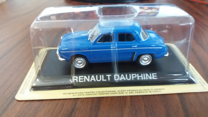Macheta RENAULT DAUPHINE 1956 - DeAgostini Masini de Legenda, 1/43.