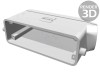 Carcasa Conector HDC HARTING Han B 24B, Montare pe Cablu, Aluminiu, IP65, M25
