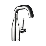 Baterie Lavoar Monocomanda AVITAL LAY Crom Pipa Pivotanta, Alama/Cupru, Cartus Ceramic, Ventil Push-Open, Furtunuri Flexibile 3/8