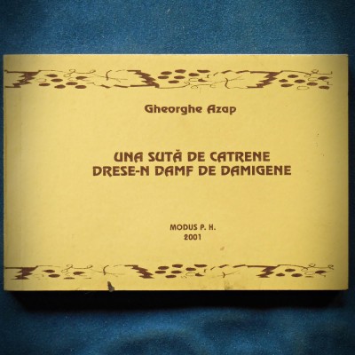 UNA SUTA DE CATRENE DRESE-N DAMF DE DAMIGENE - GHEORGHE AZAP 2001 foto