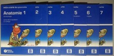 LOT CARTI MEDICINA LIMBA GERMANA * ANATOMIE + BIOCHEMIE + CHEMIE - PHYSIK + LERNSTRATEGIEN * MEDI-LEARN SKRIPTENREIHE, 2008