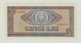 ROMANIA - 5 LEI 1966 , RSR , UNC ( NOUA) , B1.163