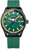 Cumpara ieftin Ceas de B?rb?tesc Curren 8421-7 Sport &ndash; Ceas de B?rba?i cu Curea Silicon, Verde