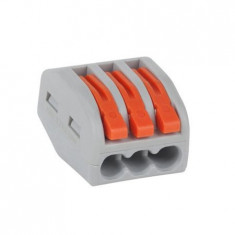 Conector universal pentru cabluri, 3 pini, 0,75-2,5mm, L101222