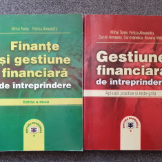 FINANTE SI GESTIUNE FINANCIARA + APLICATII - Toma, Alexandru (2 vol. )