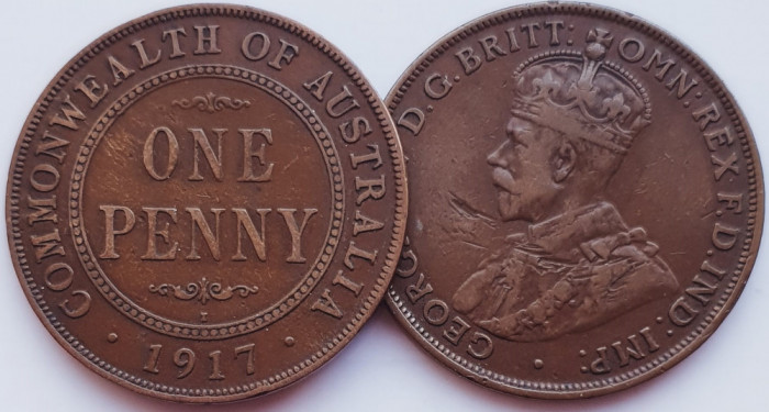 2366 Australia 1 penny 1917 George V km 23