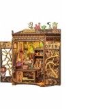 Puzzle 3D, Cotor de carte, Book Nook DIY, Fantasy Plant Shop, Cutebee, 146 piese