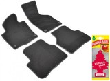 Covorase auto din mocheta Umbrella pentru Volkswagen Passat VII (2010-prezent) + Odorizant Auto Bradut Wunder-Baum Zimt Apfel (Mar Si Scortisoara)