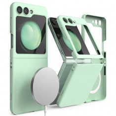 Husa Ringke Slim pentru Magnetic Samsung Galaxy Z Flip 5 Verde deschis