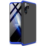 Husa HUAWEI P30 Pro - 360 Grade Luxury Colorful TSS, Albastru/Negru