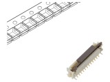 Conector HIROSE FH12-24S-0.5SVA(54) FFC/FPC 24 pini 0.5mm SMT 50V 500mA ZIF aurit