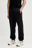 Armani Exchange pantaloni de trening barbati, culoarea albastru marin, neted, XM000354 AF10818