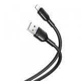 Cablu Date si Incarcare USB-A - Lightning XO Design NB212, 18W, 1m, Negru