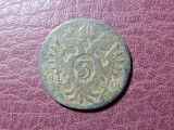 Austria - Ungaria 1800 - 3 kreuzer, G - Monetaria Baia Mare (Nagybanya) (194), Europa, Cupru (arama)