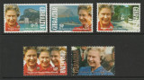 Gibraltar 1992 - Regina Elisabeta II, serie neuzata