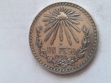 Moneda 1 peso 1938 argint Mexic, America de Nord