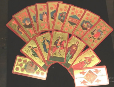 Tarotul de Aur al Țarului-Cărți Tarot ed lim lux(aurii complet)-SIGIL-LIVR IMEDT foto