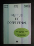 Institutii de drept penal-C. Bulai, A. Filipas