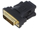 Adaptor HDMI 1.4 DVI-D mufă - soclu negru