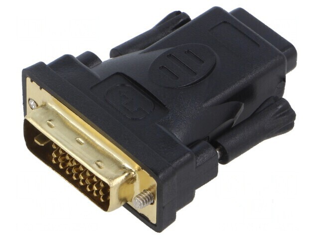 Adaptor HDMI 1.4 DVI-D mufă - soclu negru