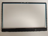 Rama Display Laptop, Dell, Inspiron 15 5502, P102F, P102F002, 5K0P9, 05K0P9, 460.0KU0D.0011, culoare gri inchis cu ornamente balamale gri deschis