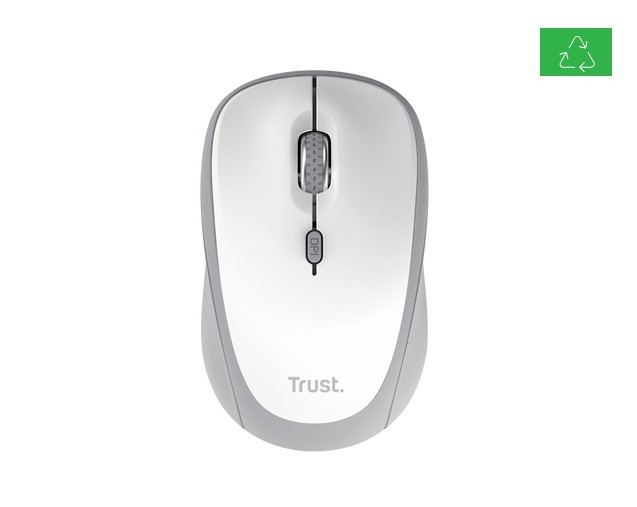 Mouse wireless trust yvi rezolutie maxima 1600 dpi alb