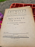 Archives pour la science et la reforme sociales. Melanges D. Gusti, Vol.I