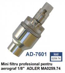 Mini filtru profesional pentru aerograf 1/8&amp;quot; ADLER MA0259.74 foto