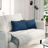 vidaXL Perne pentru canapea 2 pcs albastru 50 x 30 cm țesătură 42013618