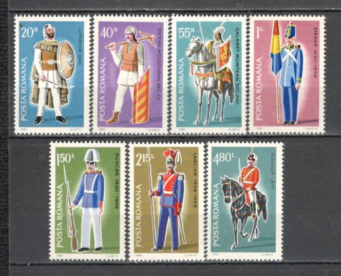 Romania.1980 Uniforme militare XR.839