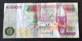 Bancnota Zambia - 1000 Kwacha 2001 - An mai rar