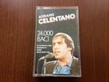 adriano celentano 24.000 baci caseta audio muzica pop + gratis disco dance 1977